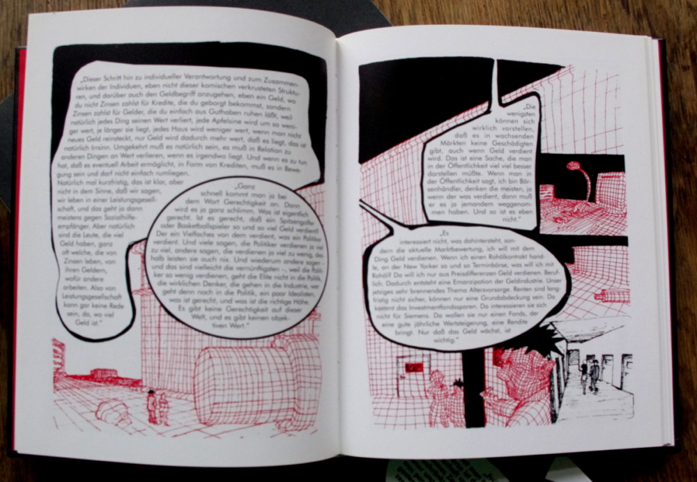 Boerse, Comic, Kunst, Schrat, Interviewprojekt
