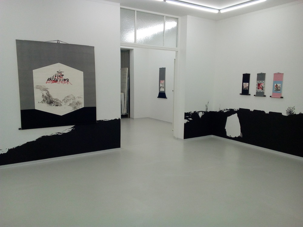 Bildrollen, Hanging Scrolls, Galerie Karin Sachs, München