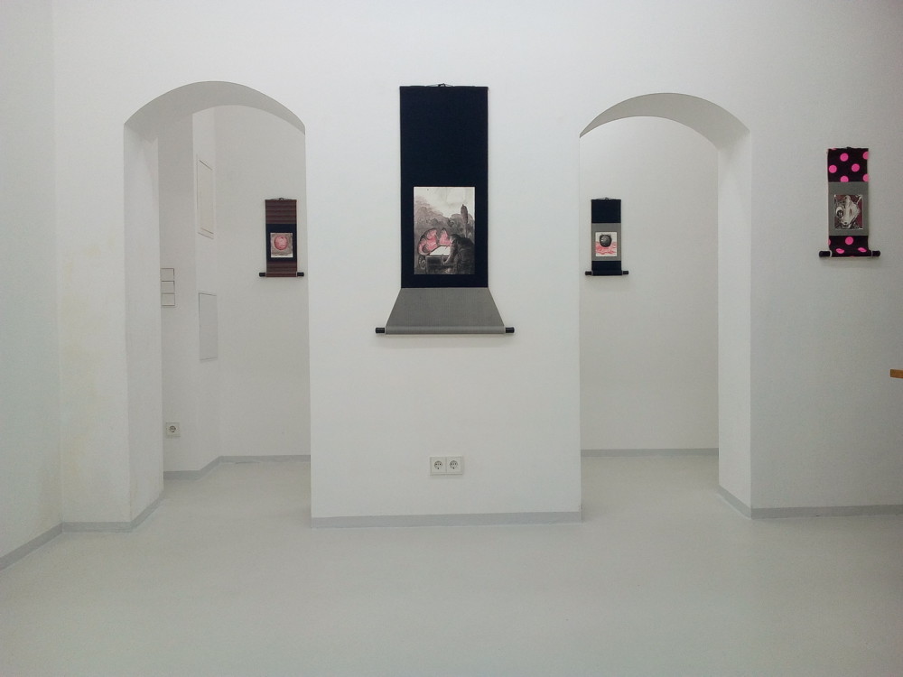 Bildrollen, Hanging Scrolls, Galerie Karin Sachs, München
